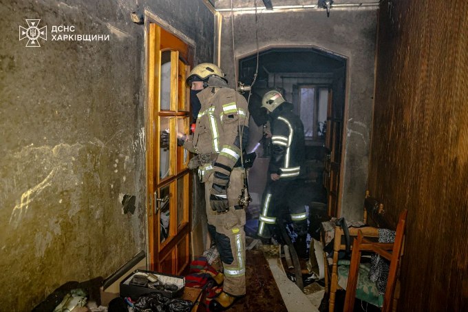 Новини Харкова: чоловік травмований під час пожежі